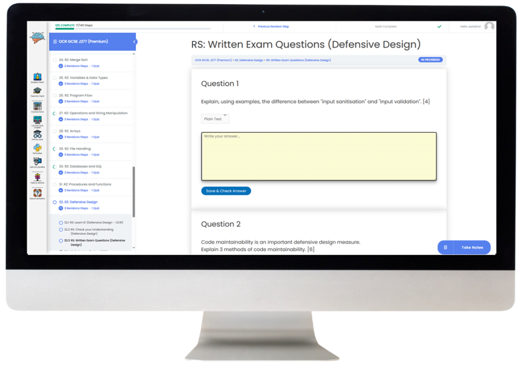 Student Welcome - CSUK:ReviseCS